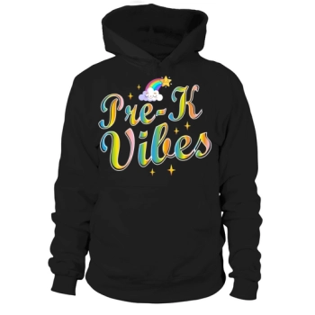 Pre-k Vibes Back To School Get Ready For School Pr Hoodies