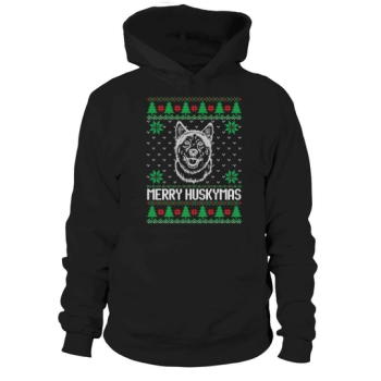 Merry Huskymas Ugly Christmas Hoodies