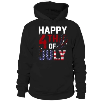 Happy 4th Of July Graphic Hoodies