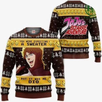 Dio Brando Ugly Christmas Sweater and Hoodie JoJo Tshirt Hoodie Apparel,Christmas Ugly Sweater
