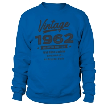 Vintage Born in 1962 - 60th Birthday Retro Classic Sweatshirt