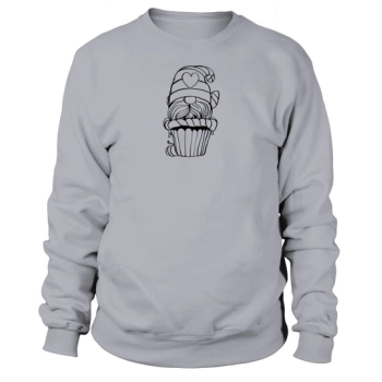 Halloween Cupcake Gnome Pumpkin Sweatshirt