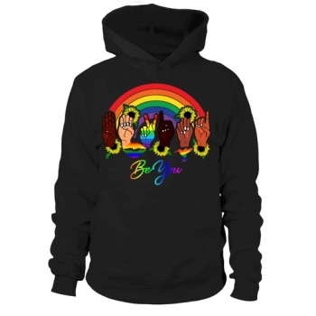 Be You Pride Month Rainbow Hoodies