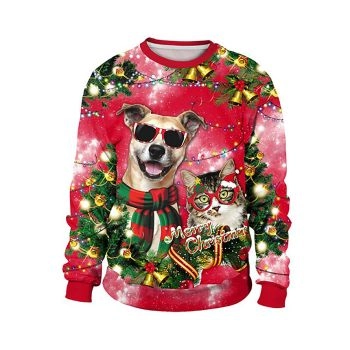 Dog Cat Christmas Sweater