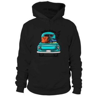 Daddy s Fishing Buddy Sublimation Hoodies