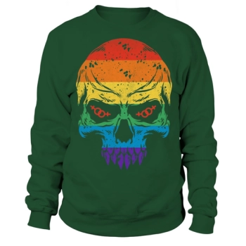 Skull Pride Rainbow Vintage Sweatshirt