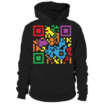 Assume Nothing Nonbinary Flag Barcode Hoodies