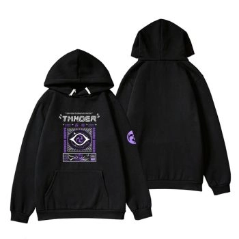 Comfortable Genshin Impact Game Raiden Shogun Black Hoodie