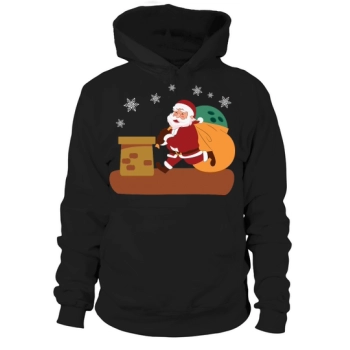 Christmas Sport Santa Gift Bowling Ball Hoodies