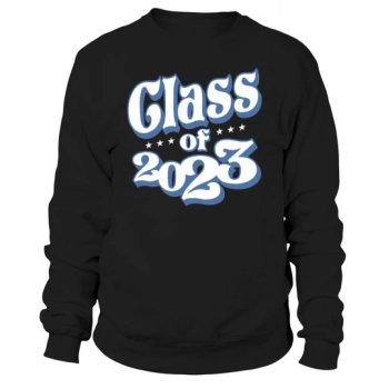 Class Of 2023 Senior 23 Graduation Vintage School Sweatshirt