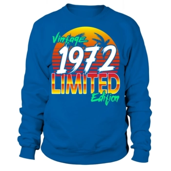 Vintage 1972 Limited Edition 50th Birthday Sweatshirt