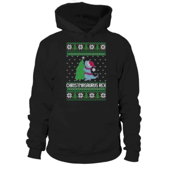 Christmasaurus Ugly Design Hoodies