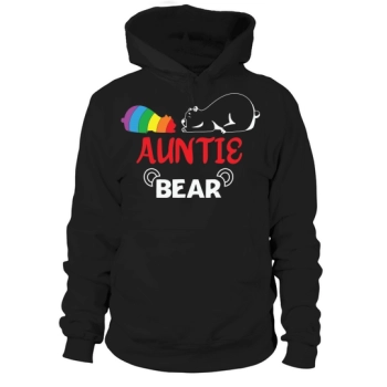 Auntie Bear LGBT Rainbow Pride Hoodies