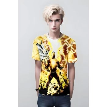 Yellow Captain Marvel Cosmic Power Shirt - Radiate Cosmic Power and Radiance