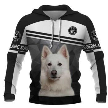 Fashion And Gorgeous Black Dog Pattern Animals Hoodie