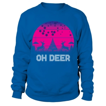 Oh Deer Christmas Is Here Sweatshirt