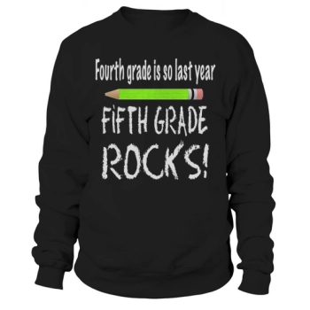 Fifth Grade Rocks Back to School Sweatshirt