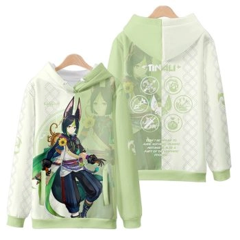 Versatile Genshin Impact Tighnari Anime Hoodie