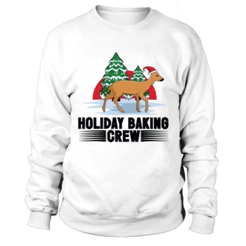 Holiday Baking Crew Christmas Holiday Sweatshirt