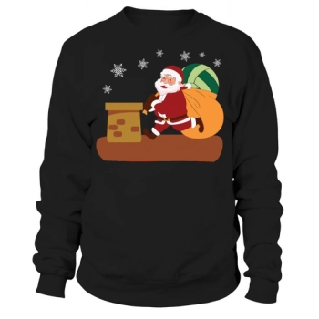 Christmas Sport Santa Gift Volleyball Sweatshirt