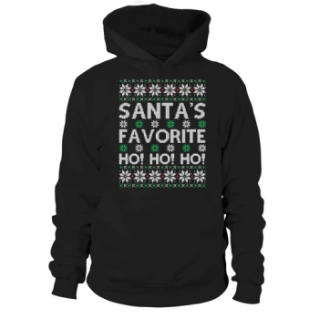 Santa Favorite Ho Ho Ho Ho Christmas Hoodies