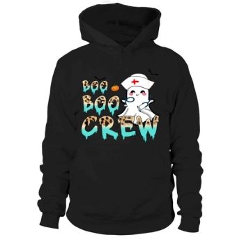 Halloween Nurse Boo Boo Crew Sublimation Hoodies