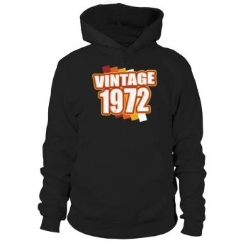 50th Birthday Born in 1972 Vintage 1972 Hoodies