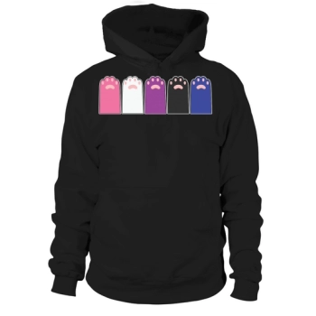 Genderfluid Pride Cat LGBT Fluid Hoodies