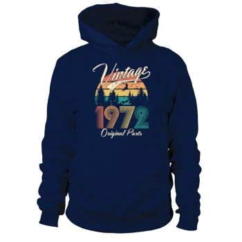 Vintage 1972 - 50 Years Old - 50th Birthday Gift Hoodies