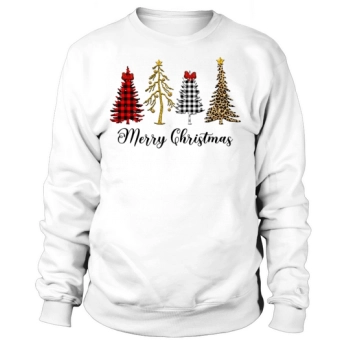 Merry Christmas Leopard Print Sweatshirt