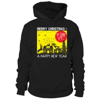 Merry Christmas and Happy New Year Hoodies