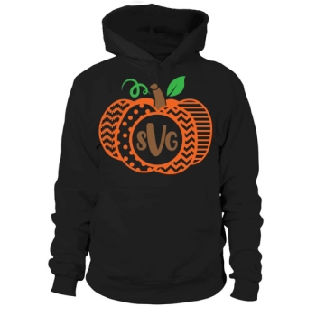 Pumpkin Monogram (1) Hoodies