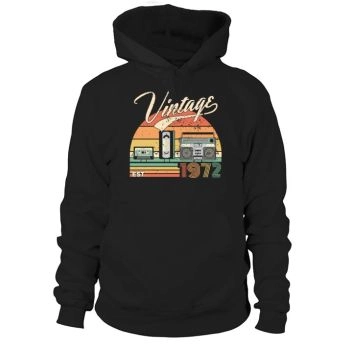 Vintage 1972 - 50 Years Old - 50th Birthday Gift Hoodies