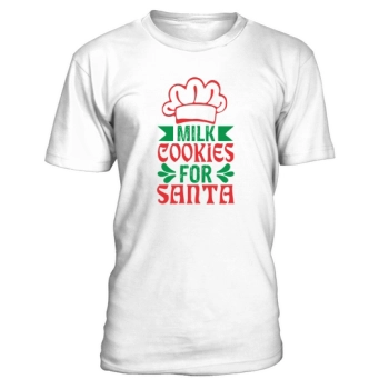 Milk Cookies For Santa Christmas Shirt