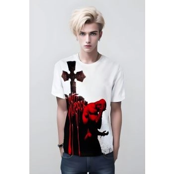 Daredevil Neon Style Shirt - Radiate Vibrant Daredevil Vibes in White