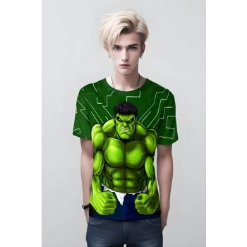 The Green Hulk Fist Punching T-Shirt: Hulk Fist