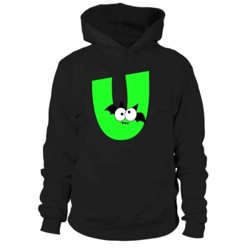 Halloween Alphabet Clipart U Hoodies