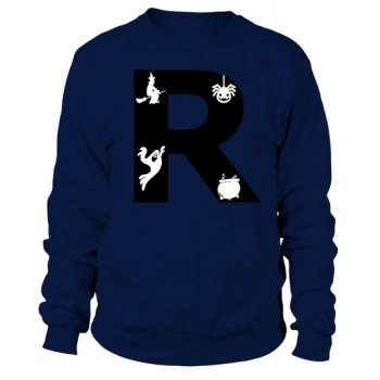 Halloween Alphabets Numbers Clipart R Sweatshirt