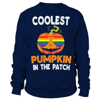Coolest Pumpkin In Patch Halloween LGBT Sweatshirt