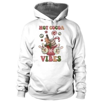 Hippie Christmas Hot Cocoa Vibes Hoodies