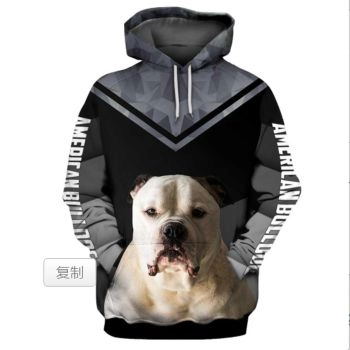 Precious Black Dog Pattern Animals Hoodie