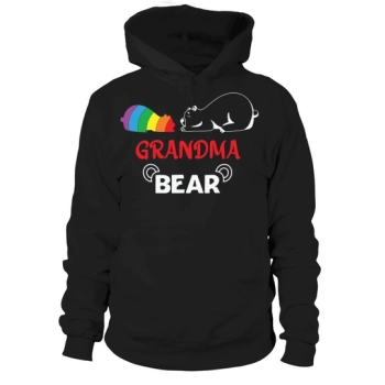 Grandma Bear LGBT Rainbow Pride Hoodies