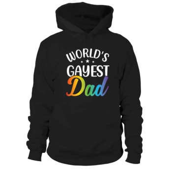 Worlds Gayest Dad LGBT Hoodies