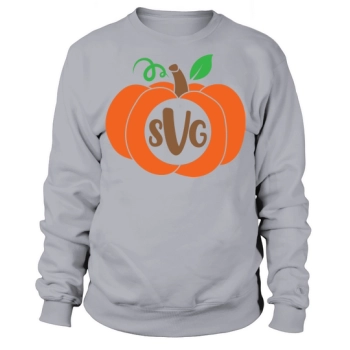 Pumpkin Monogram (2) Sweatshirt