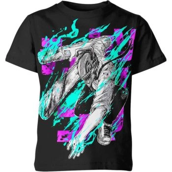 Terrifying Transformation Denji Chainsaw Man Shirt - High-Quality and Intense