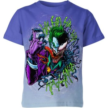 Fashionable Joker and Venom Shirt - Unleash the Purple Madness