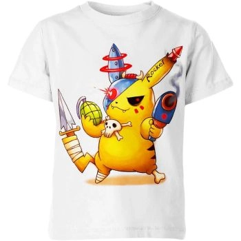 Harmony of Colors White and Yellow Pikachu DQS Shirt