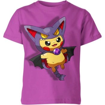 Glide in Shadows - Gliscor x Pikachu Pokemon Purple Shirt