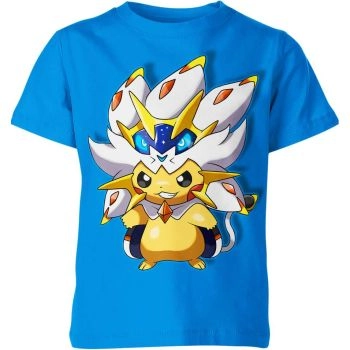 Solgaleo x Pikachu's Dynamic Blue DQS Shirt