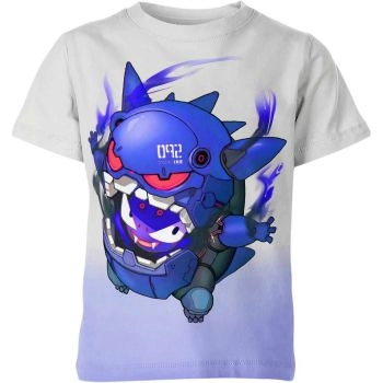 Moonlit Specter - Gengar White Pokemon Shirt